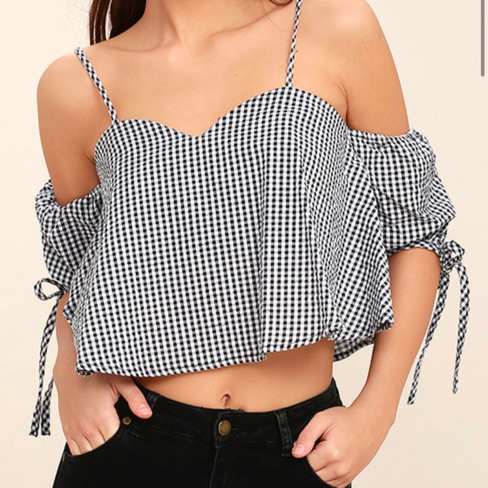 Adorable Lulus Gingham Crop Top